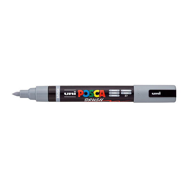 Posca Medium Brush Tip Grey