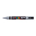 Posca Medium Brush Tip Grey