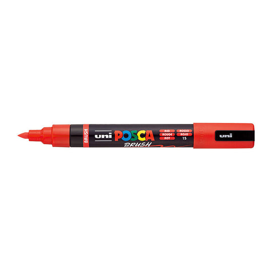 Posca Medium Brush Tip Red