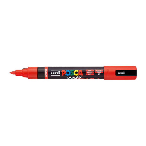 Posca Medium Brush Tip Red