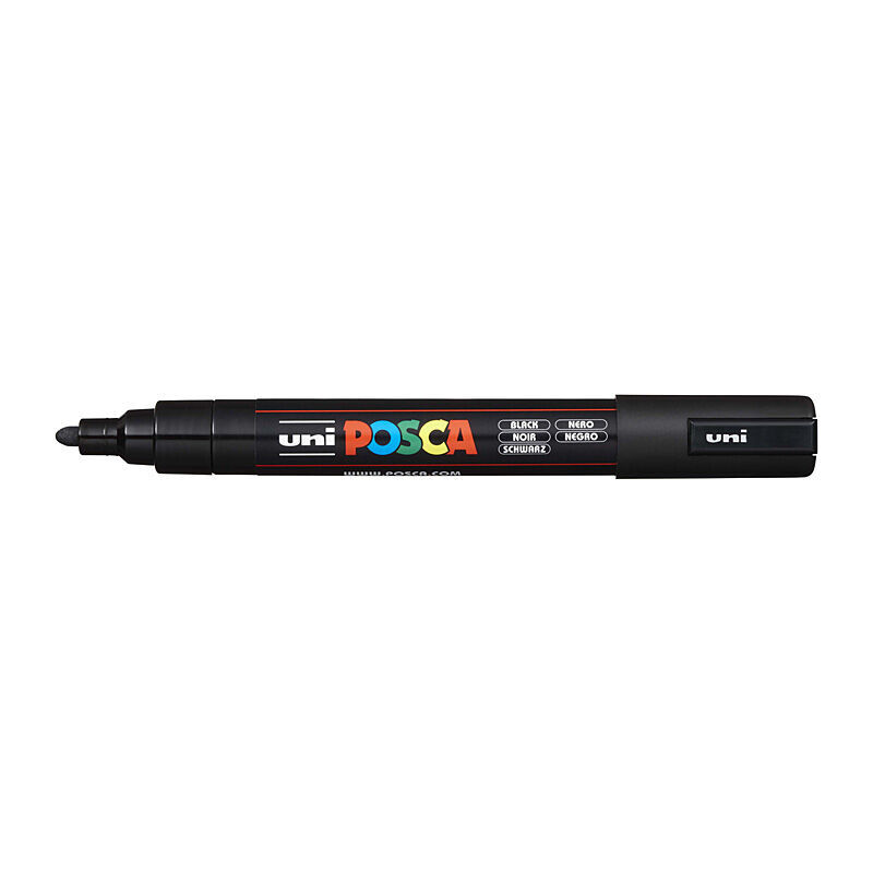 Posca PC-5m Medium Bullet Paint Black