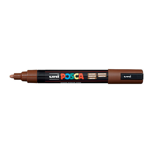 Posca PC-5m Medium Bullet Paint Brwn