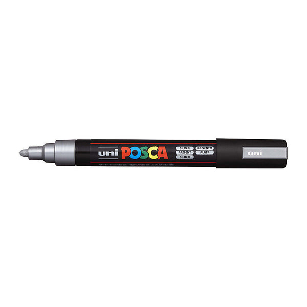 Posca PC-5m Medium Bullet Paint Silver