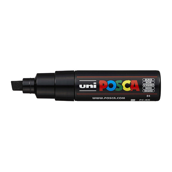 Posca PC-8m Bold Chisel Black