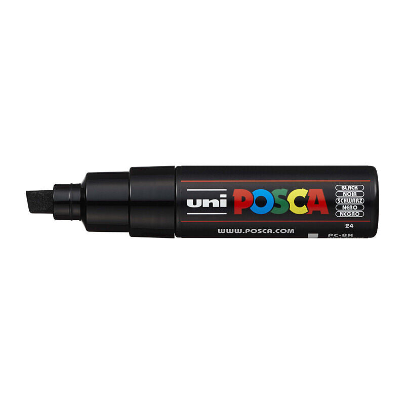 Posca PC-8m Bold Chisel Black