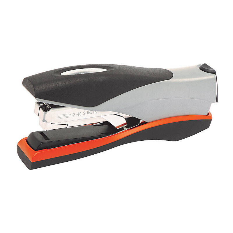 Rexel Stapler F/strip Optima 40 Orange/silver