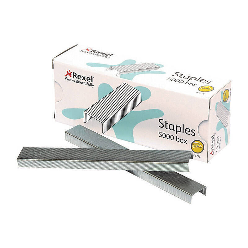 Rexel No.56 Staples 26/6mm Box Of 5000