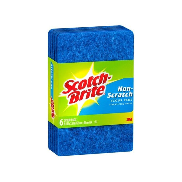 ScotchBrite Nonscratch Scourer Pack Of 6 Box Of 5