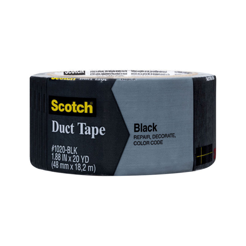 Sct Duct Tape 3920-BK Black Box Of 12