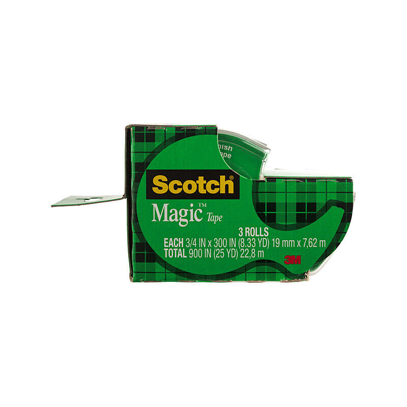 Sct Tape 3105 19mmX7.6M Pack Of 3 Box Of 6