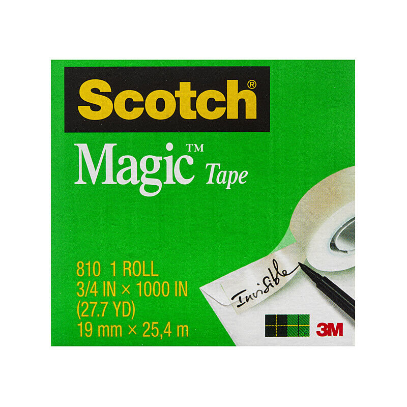 Scotch Mag Tape 810-4 19mm Pack Of 4