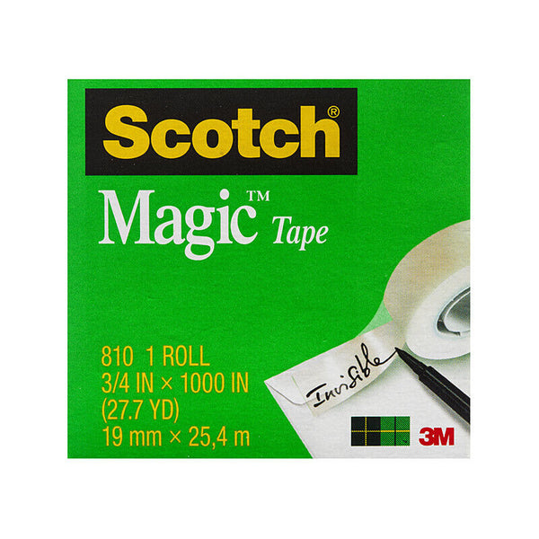 Scotch Mag Tape 810-4 19mm Pack Of 4