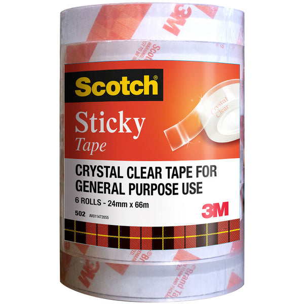 Scotch Stcky Tape 502 24mm Twr6