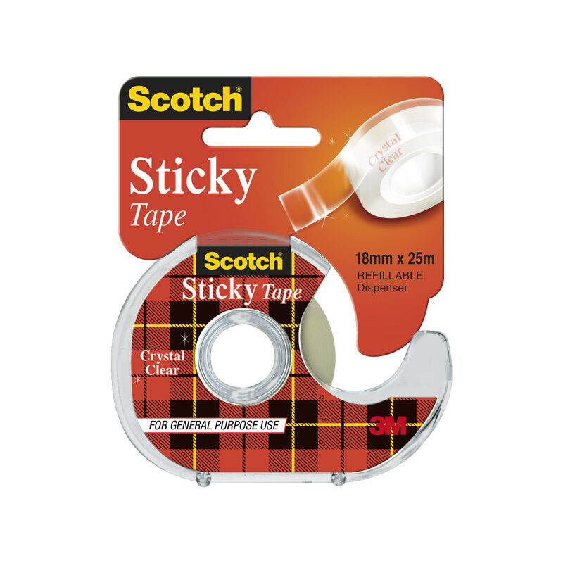 Sctc Stick Tape 502 18mmX25 Pack Of 12
