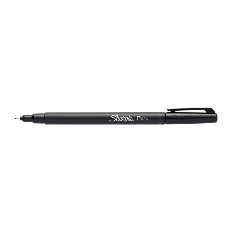 Sharpie Pen Fine Black Pack Of 2 Box Of 6