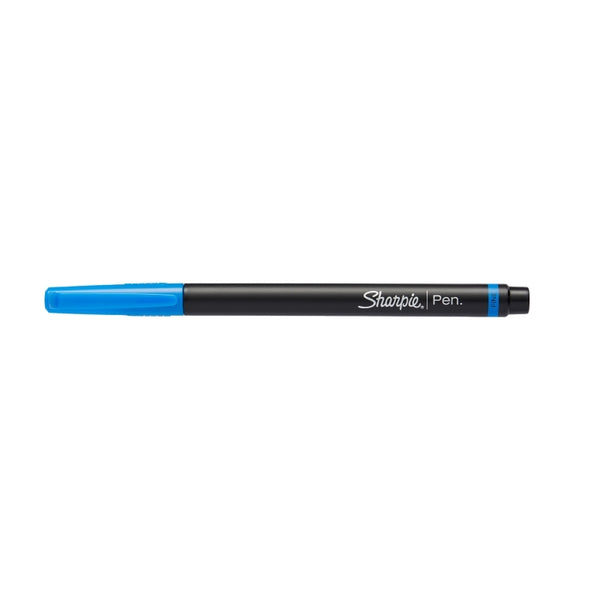 Sharpie Pen Fineliner Blue Box Of 12
