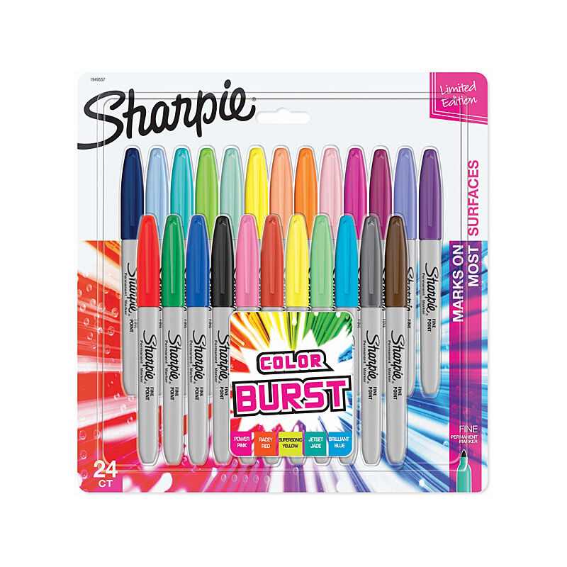 Sharpie Fine Colburst Pack Of 24 Box Of 2