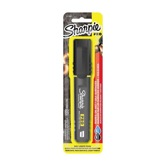 Sharpie Pro Chisel Black Box Of 4 New Packaging