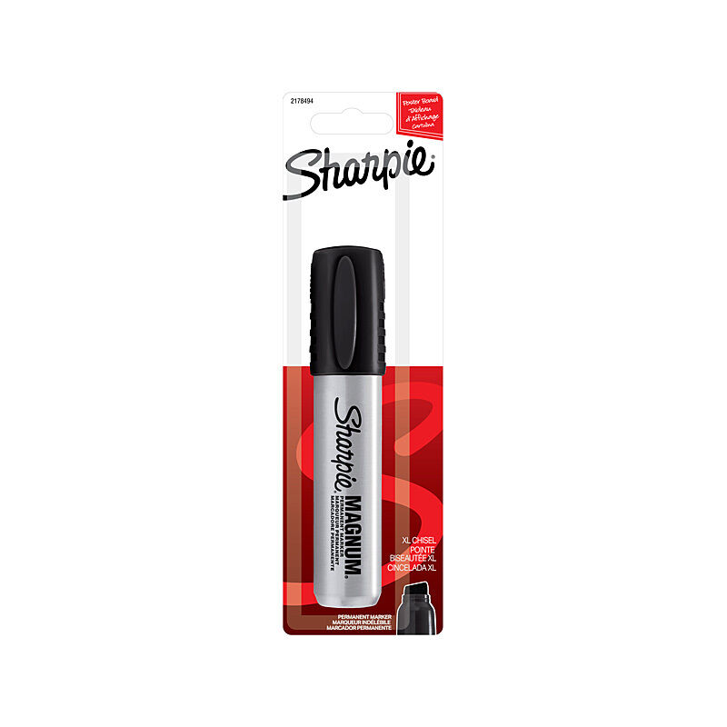 Sharpie Magnum Mark 44 Card Black Box Of 6