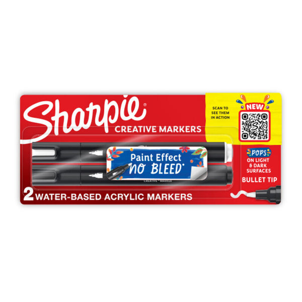 Sharpie Creat Marker Bullet Assorted Pack Of 2 Box Of 6
