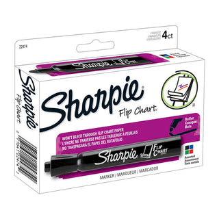 Sharpie Flip Chart Markers Assorted Pack Of 4