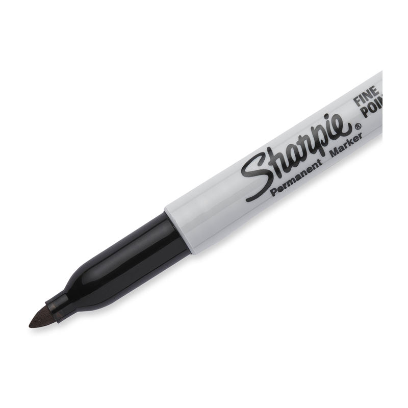 Sharpie Fine Point Permmarker Black Box Of 12
