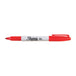 Sharpie Permanent Marker Fine Point Red Box Of 12
