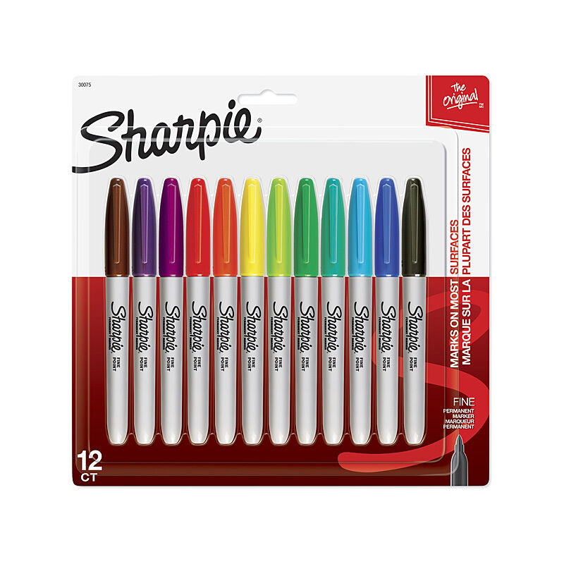 Sharpie Fine Assorted Pack Of 12