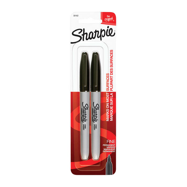 Sharpie Prmmark Fine Point Black Pack Of 2 Box Of 6
