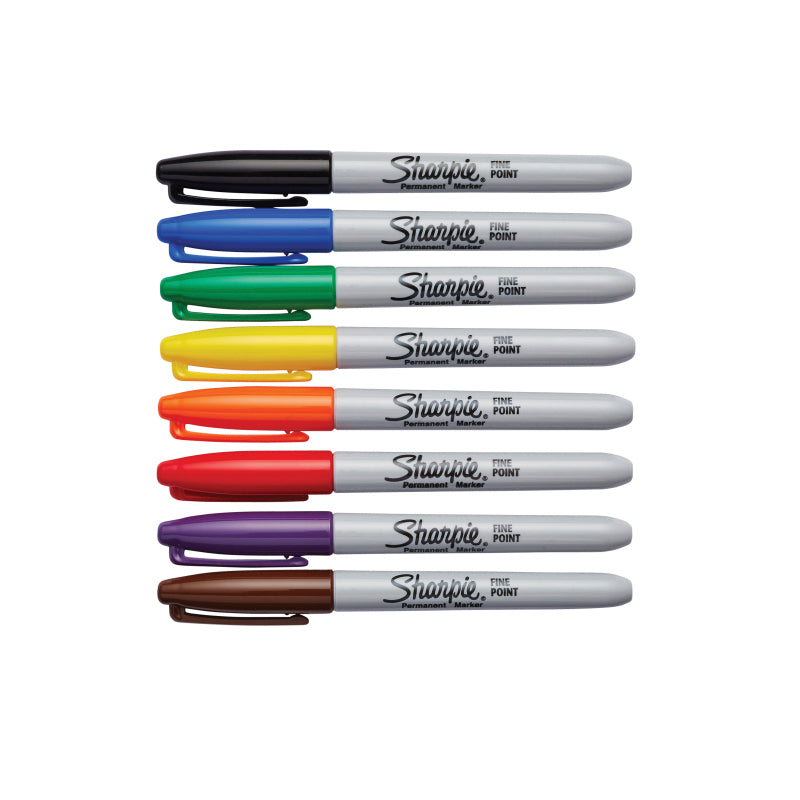 Sharpie Permanent Marker Fine Point Fashn Pack Of 8