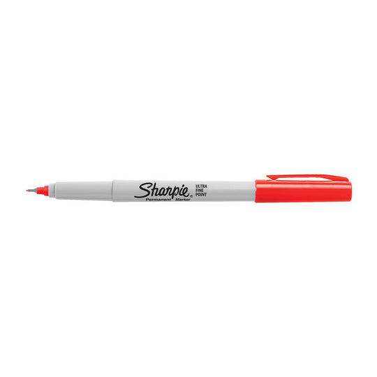 Sharpie Ultra Fine Point Permanent Marker Red Pack Of 12
