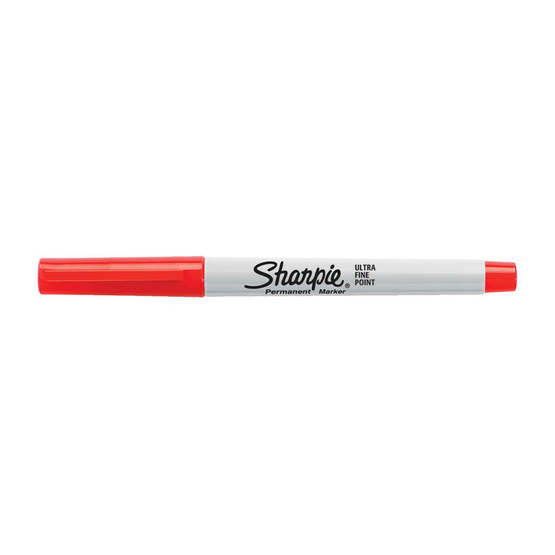 Sharpie Ultra Fine Point Permanent Marker Red Pack Of 12