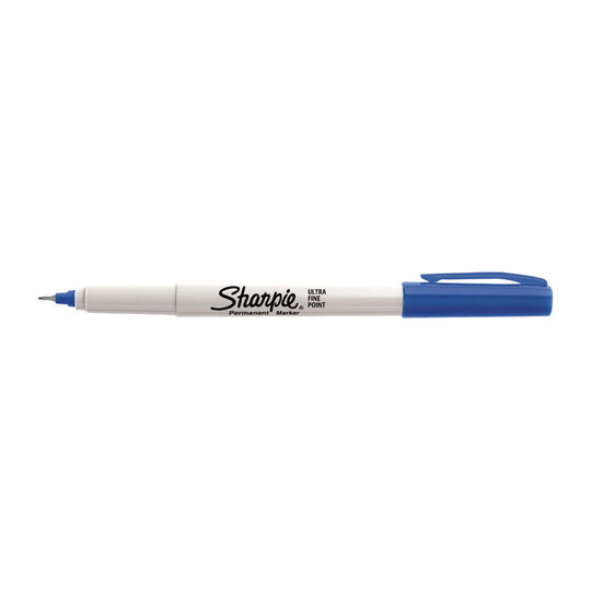 Sharpie Ultra Fine Point Permanent Marker Blue Pack Of 12