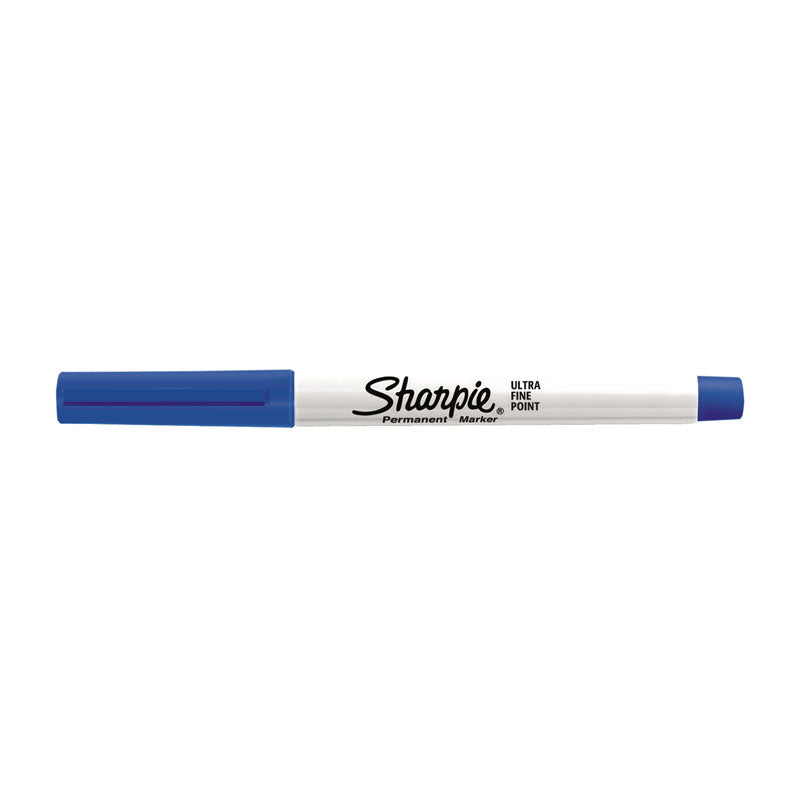 Sharpie Ultra Fine Point Permanent Marker Blue Pack Of 12