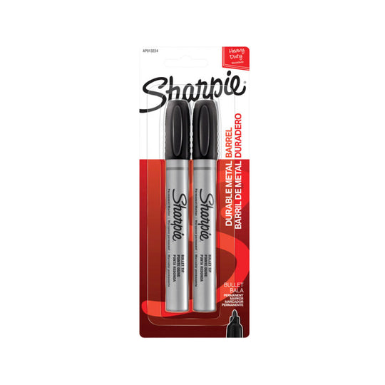Sharpie Metal Bullet Pack Of 2 Black