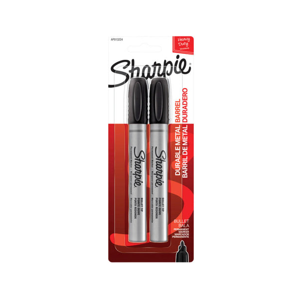 Sharpie Metal Bullet Pack Of 2 Black
