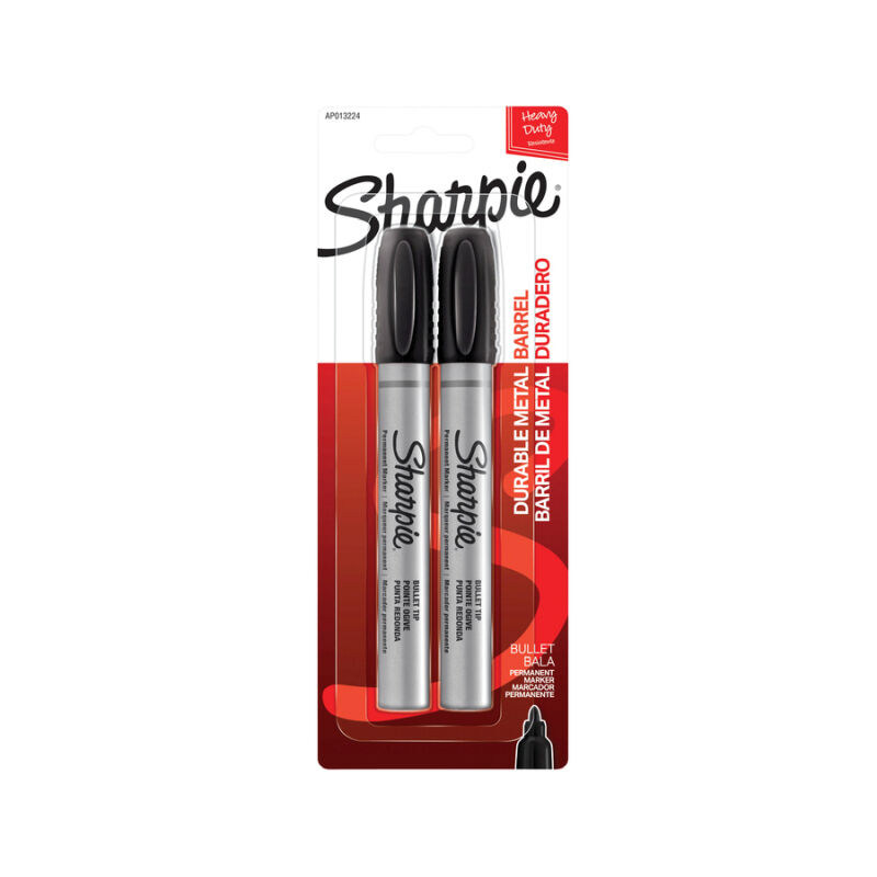 Sharpie Metal Bullet Pack Of 2 Black