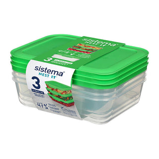 Sistema 1L Nest It Tri Pack Of 3