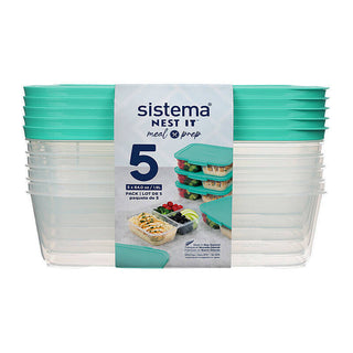 Sistema 1.9L Meal Nest It Pack Of 5