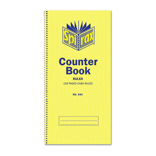 Spirax 544 Counter Bk Cash Rule 297X135 120Pg Pack Of 10