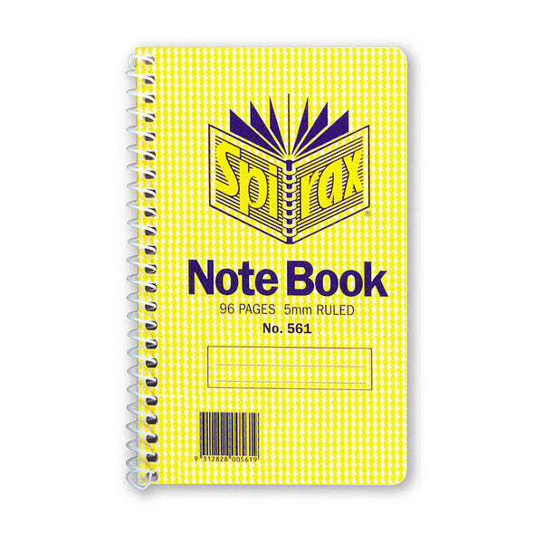 Spirax 561 Notebook 147X87mm 96 Page Side Opening Pack Of 20
