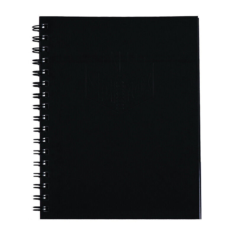 Spirax 511 Hard Cover Book 225X175mm 200Pg Black Pack Of 5