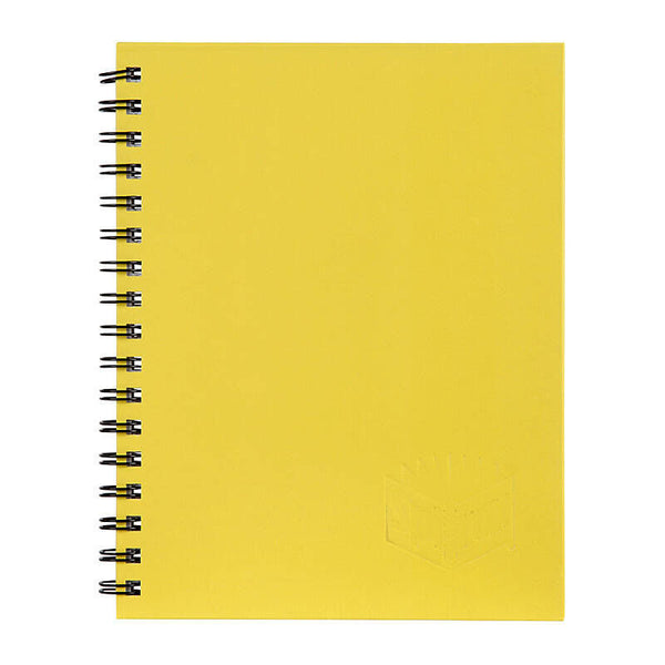 Spirax 511 Hard Cover Book Yellow Side Opening Pack Of 5