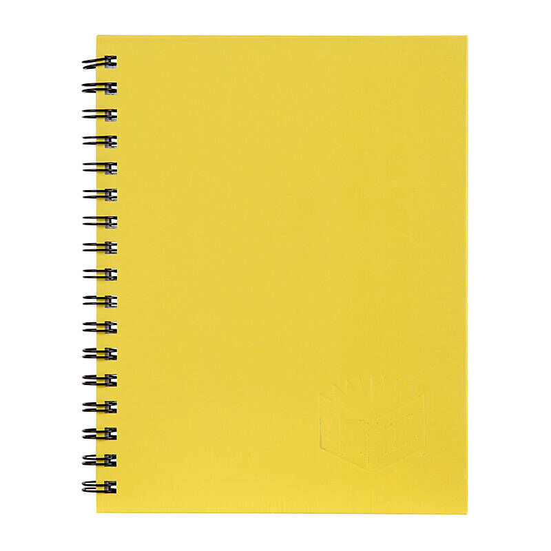 Spirax 511 Hard Cover Book Yellow Side Opening Pack Of 5