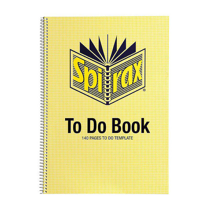 Spirax 706 To Do Book A4 140 Page Pack Of 5