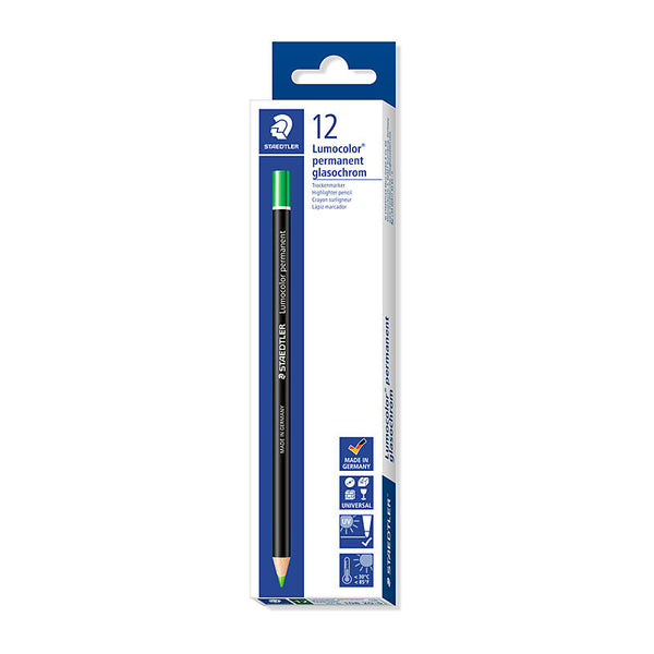 Staedtler Permanent Pencil Green Box Of 12