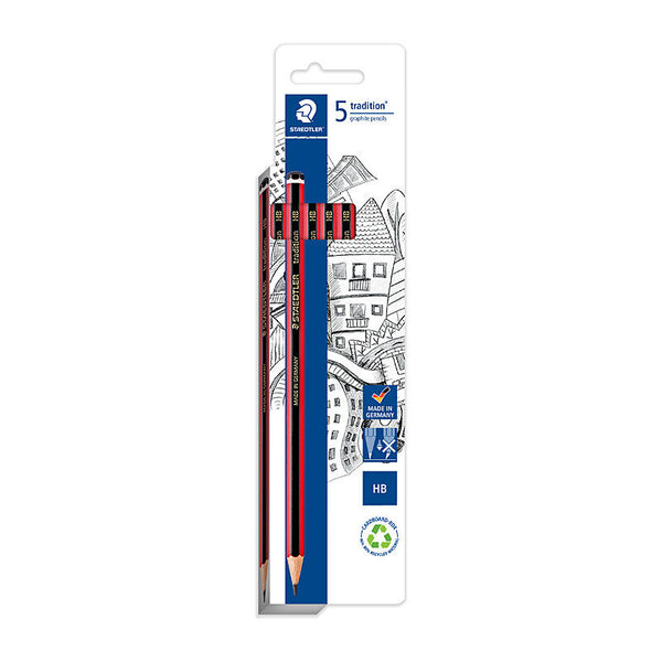 Staedtler Tradpenc Hb Pack Of 5 Box Of 10