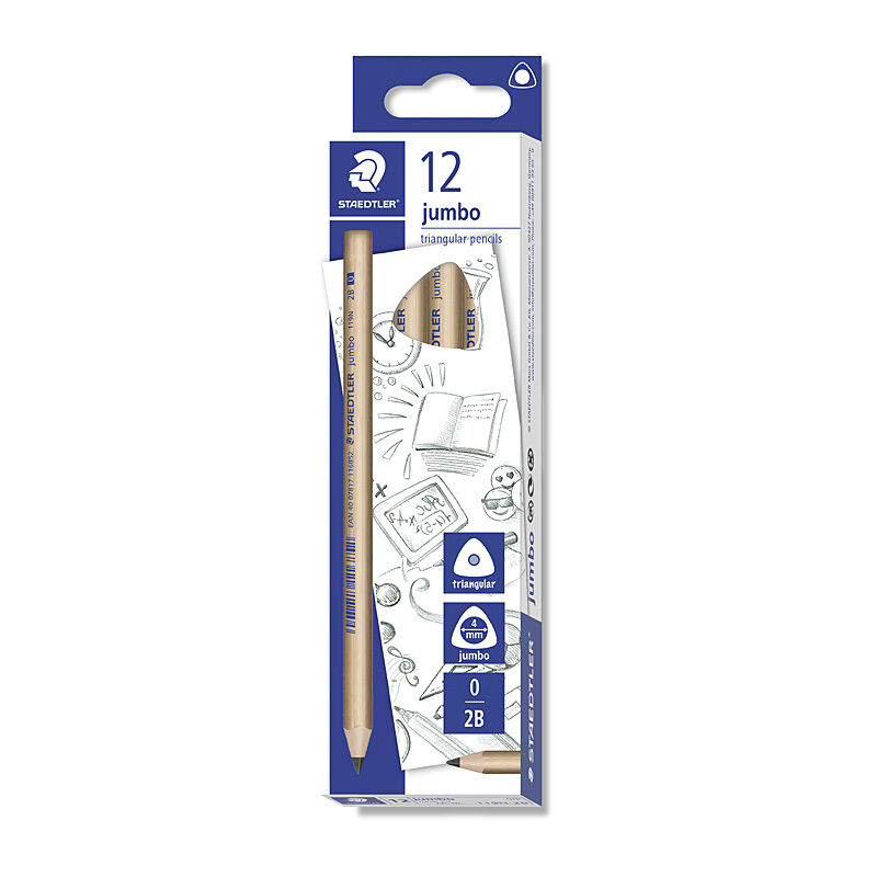 Staedtler Jumbo Pencil 2B Box Of 12