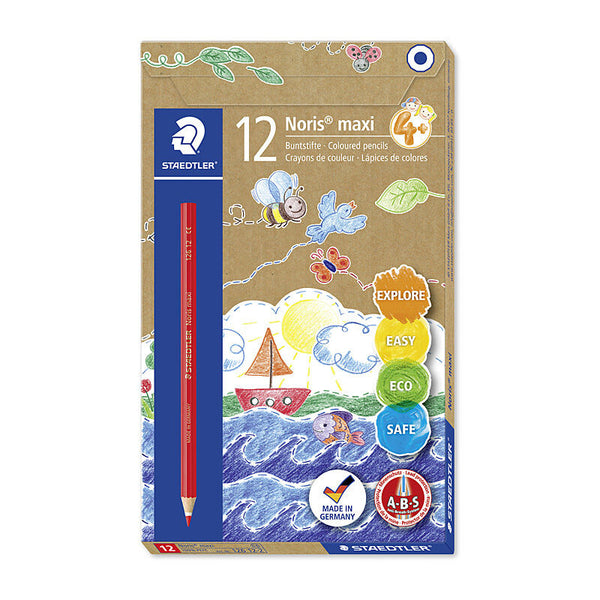 Staedtler Nc Maxi Colour Red Pack Of 12