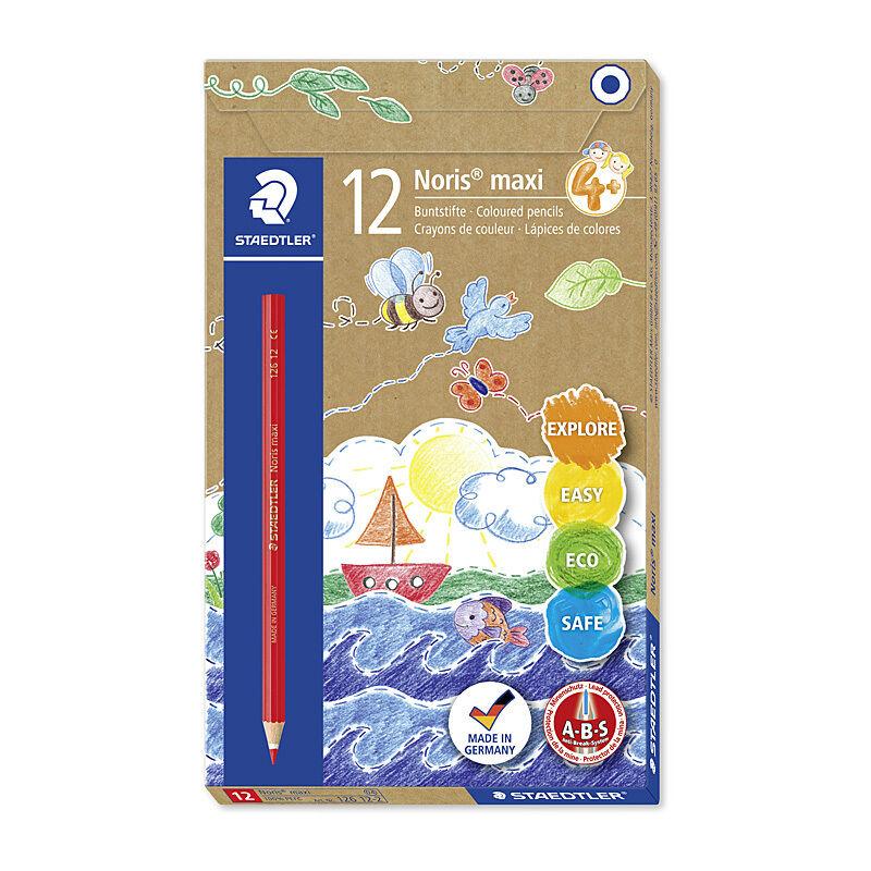 Staedtler Nc Maxi Colour Red Pack Of 12